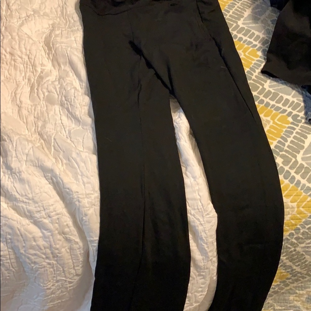 Black maternity dress pant